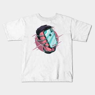 Phone Facehugger Kids T-Shirt